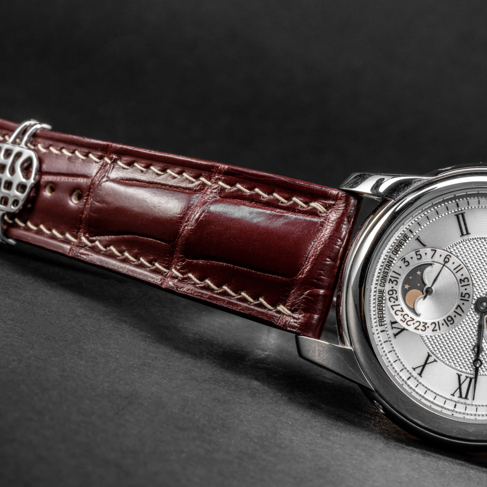 Alligator Leather Strap for Frederique Constant