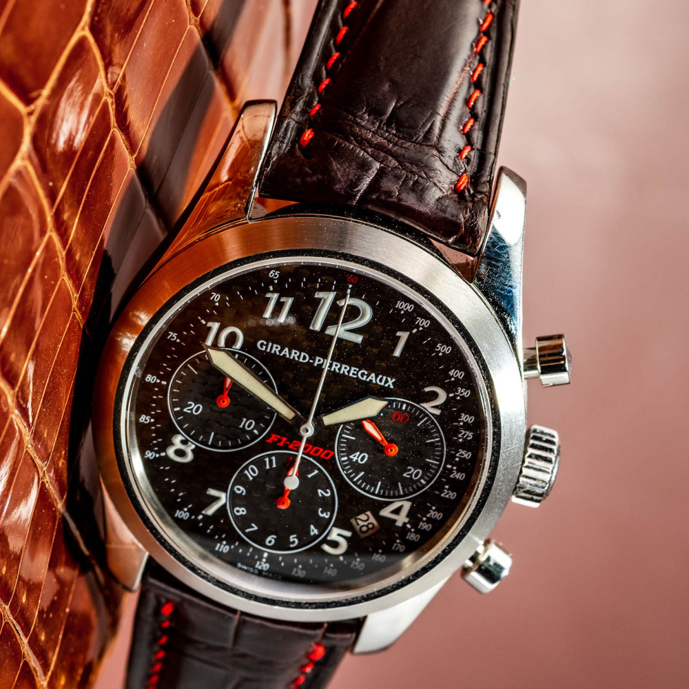 Alligator Leather Strap for Girard-Perregaux