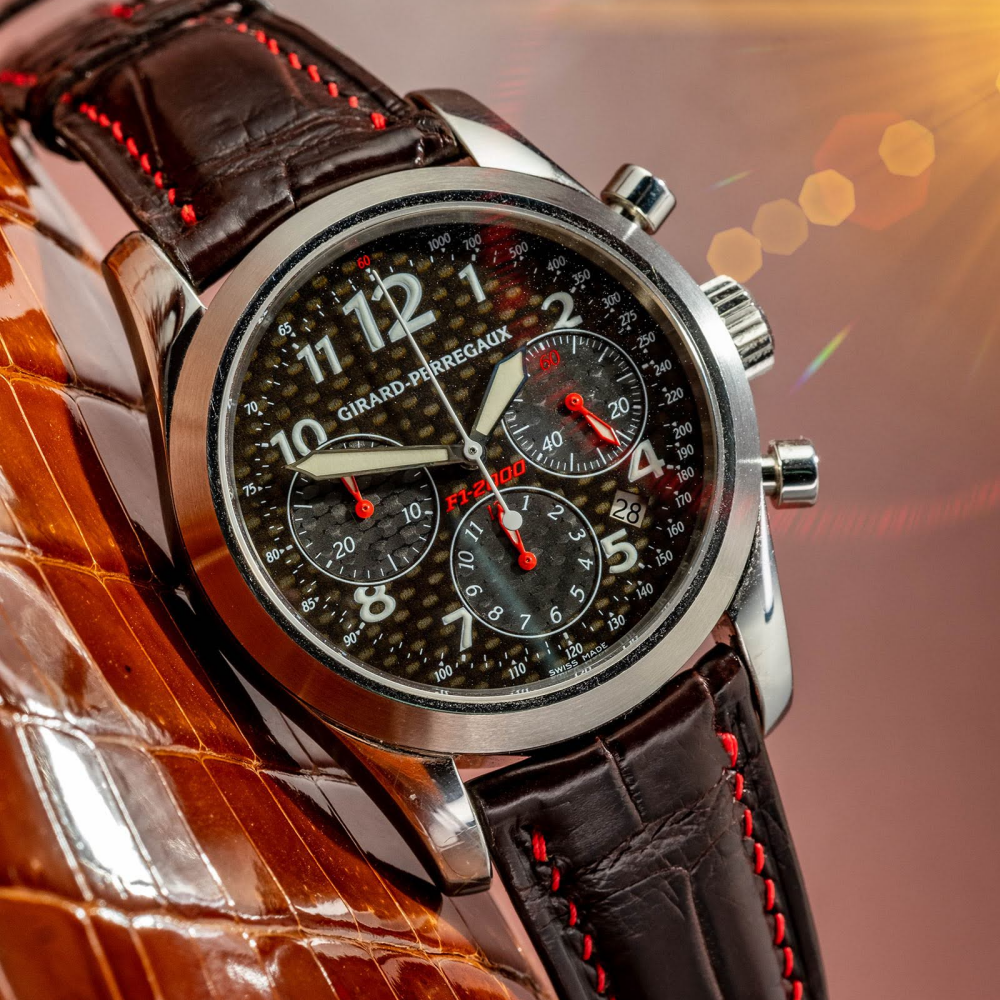 Alligator Leather Strap for Girard-Perregaux