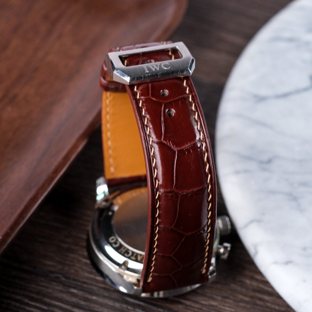 Alligator Leather Strap for IWC Portugieser