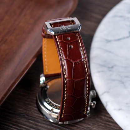 Alligator Leather Strap for IWC Portugieser