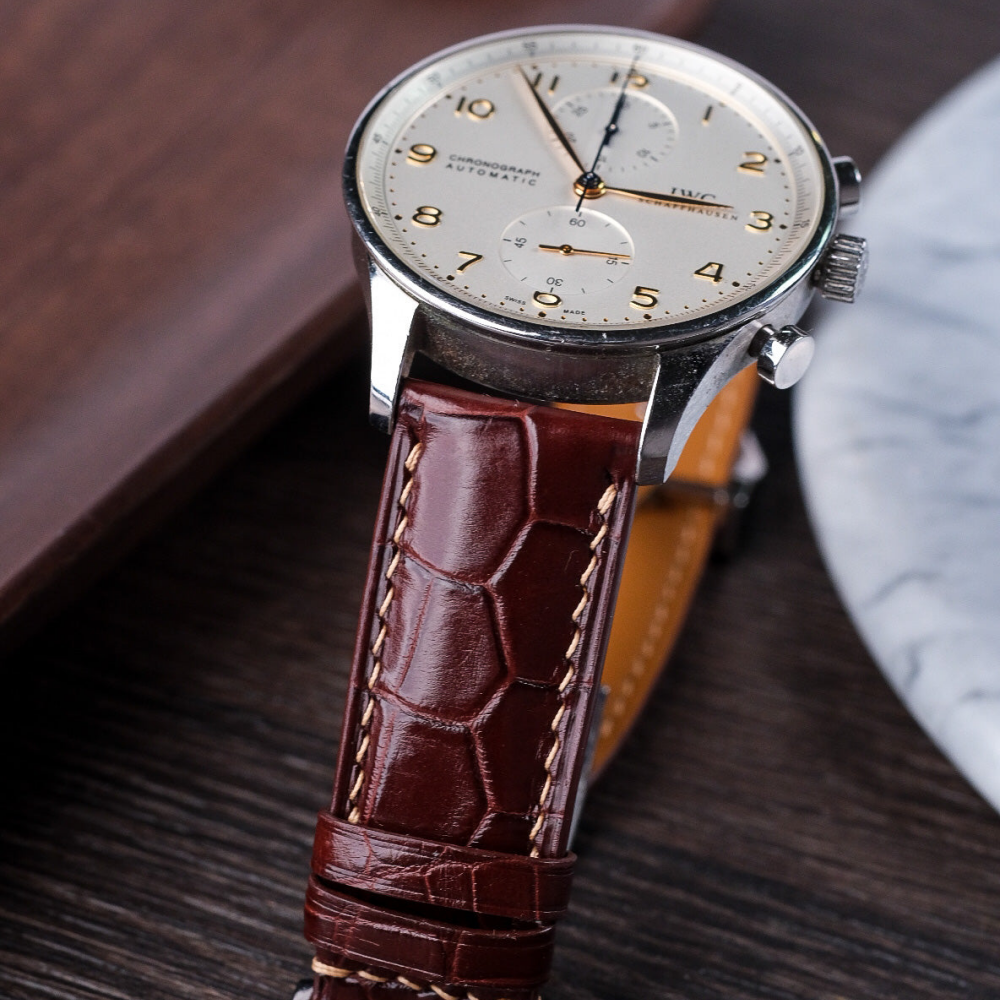 Alligator Leather Strap for IWC Portugieser
