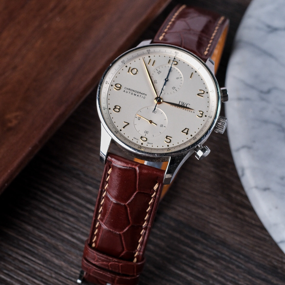 Alligator Leather Strap for IWC Portugieser