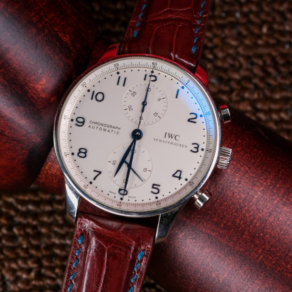 Alligator Leather Strap for IWC Portugieser