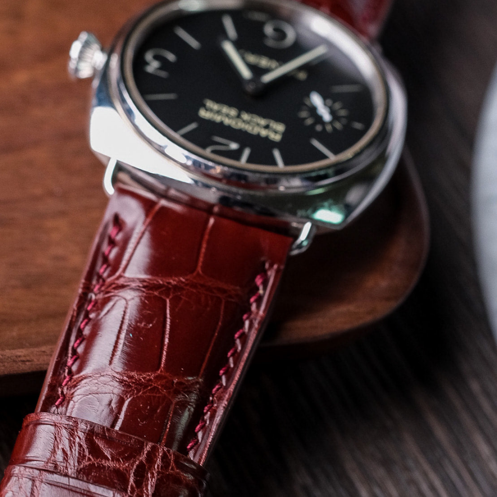Alligator Leather Strap for Panerai Radiomir