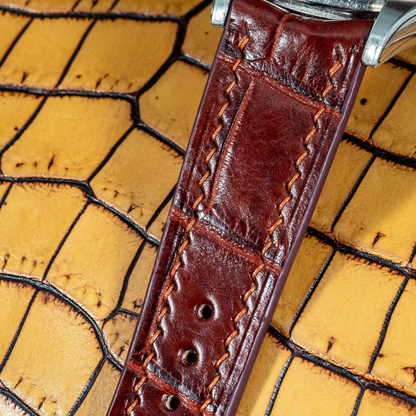 Alligator Leather Strap for Rolex Explorer I
