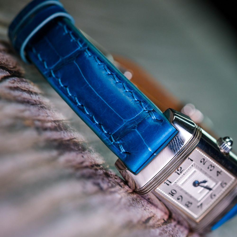 Alligator Leather Strap for Jaeger-LeCoultre Reverso
