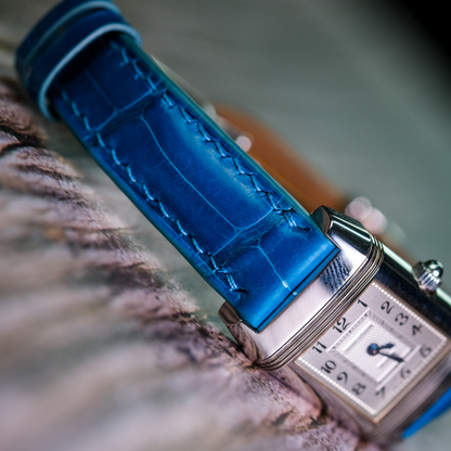 Alligator Leather Strap for Jaeger-LeCoultre Reverso