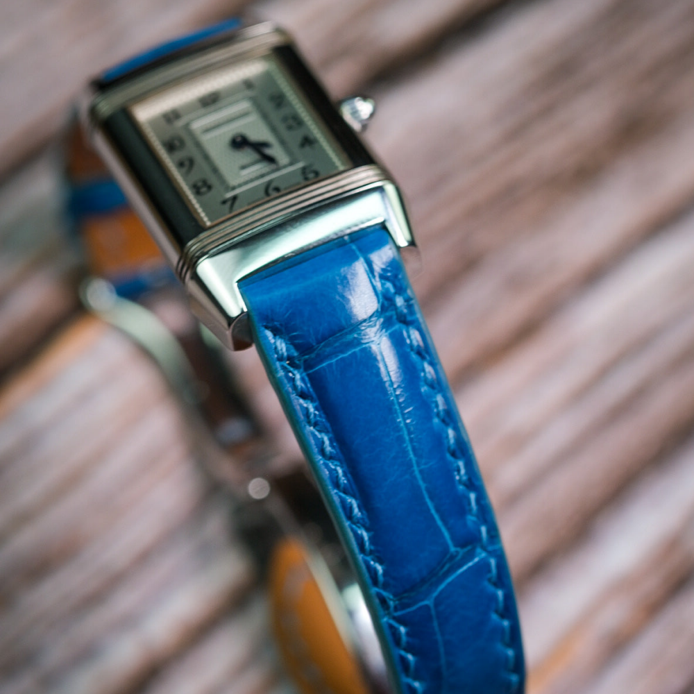 Alligator Leather Strap for Jaeger-LeCoultre Reverso