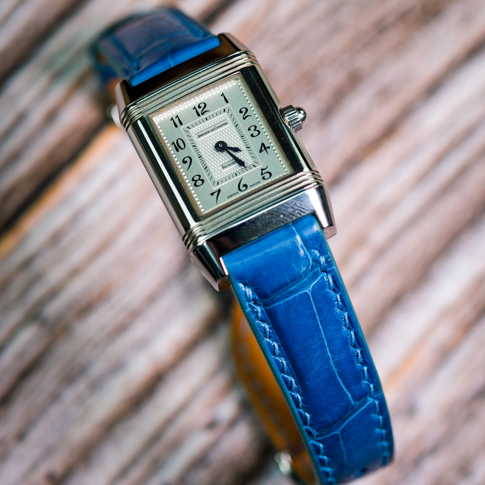 Alligator Leather Strap for Jaeger-LeCoultre Reverso