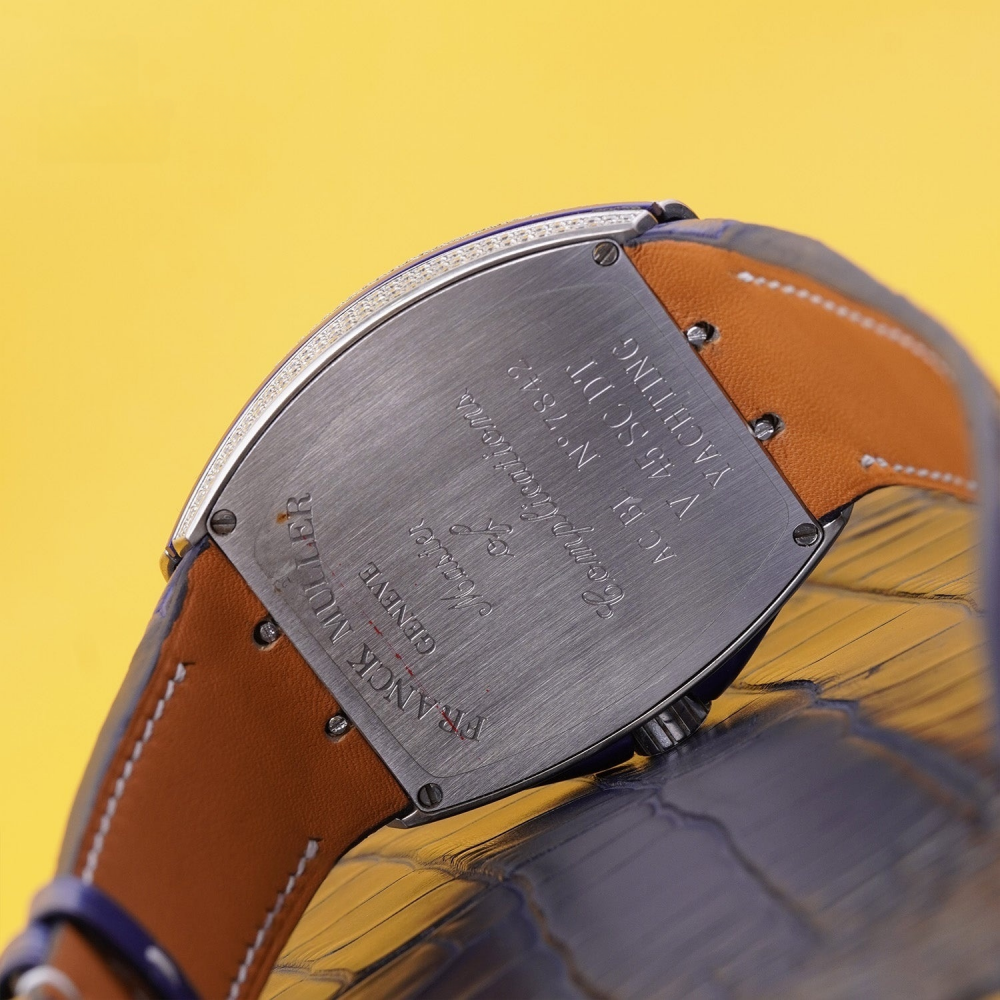 Alligator Leather Strap for Franck Muller Vanguard