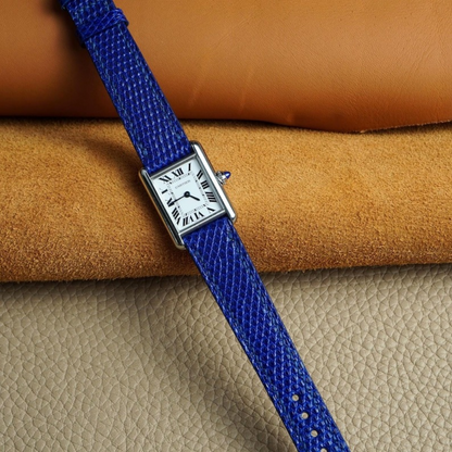 Lizard Leather Strap for Cartier Tank