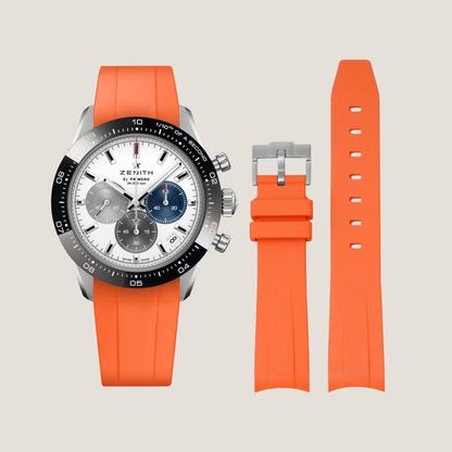 FKM Rubber Strap for Zenith Chronomaster