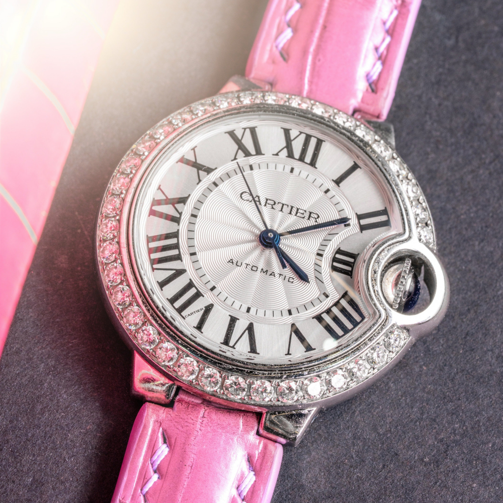 Cartier Ballon Bleu Alligator Leather Strap – Deployant Clasp