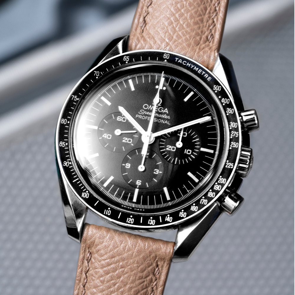 Epsom Calfskin Leather Strap for Omega – Universal Custom Fit