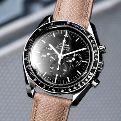 Epsom Calfskin Leather Strap for Omega – Universal Custom Fit