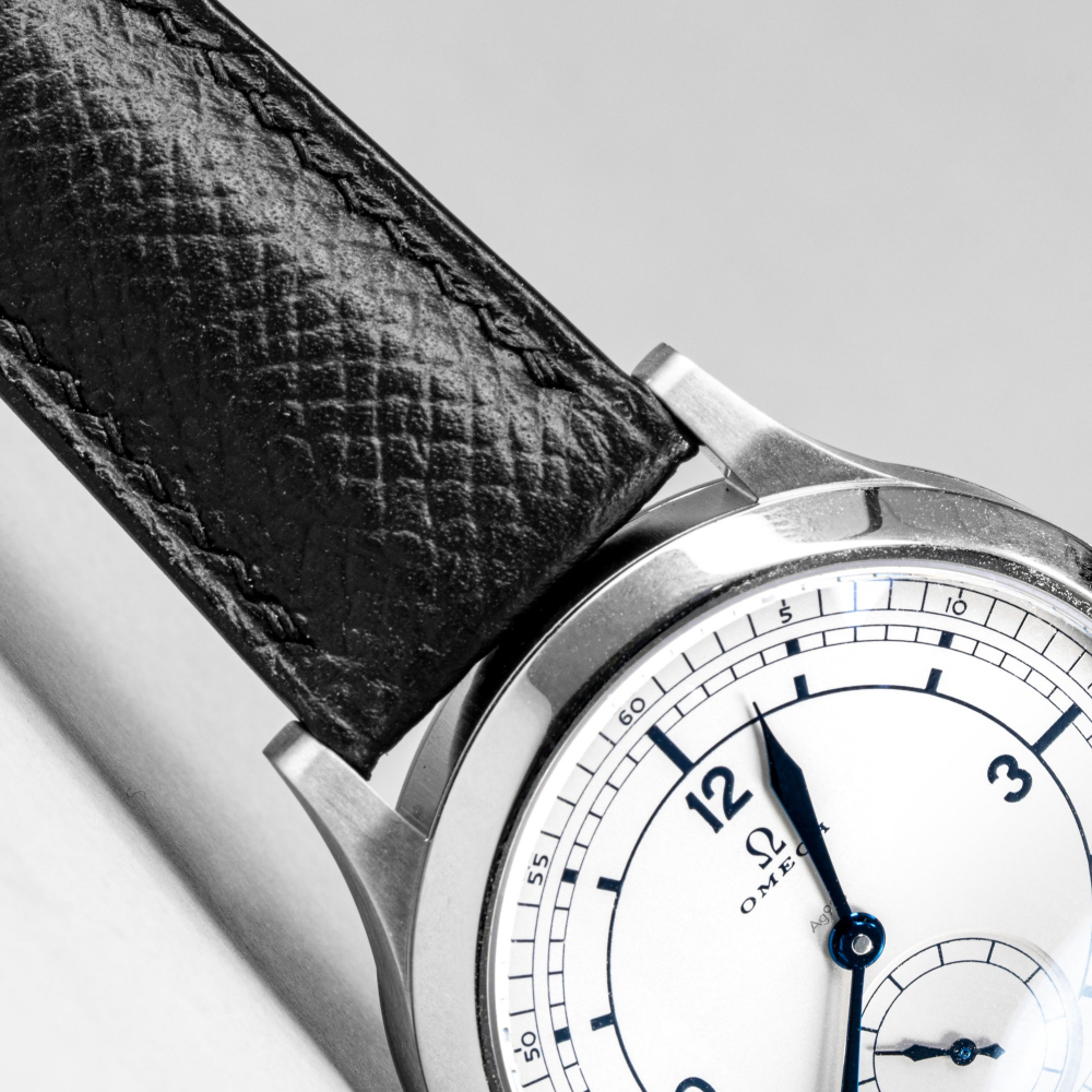 Epsom Calfskin Leather Strap for Omega – Universal Custom Fit