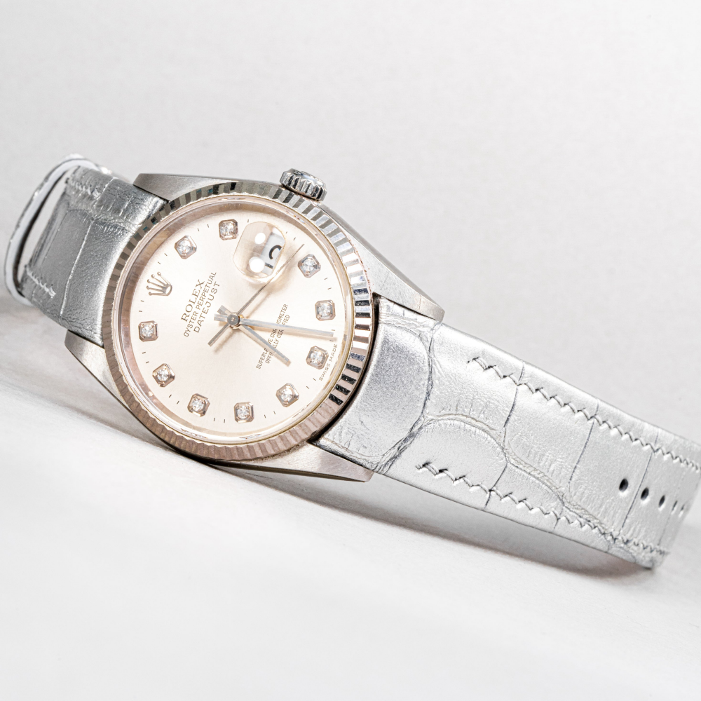 Alligator Leather Strap for Rolex Datejust