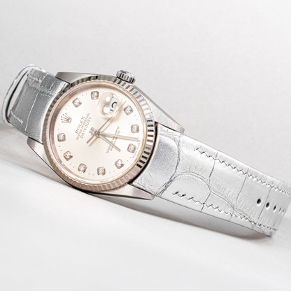 Alligator Leather Strap for Rolex Datejust