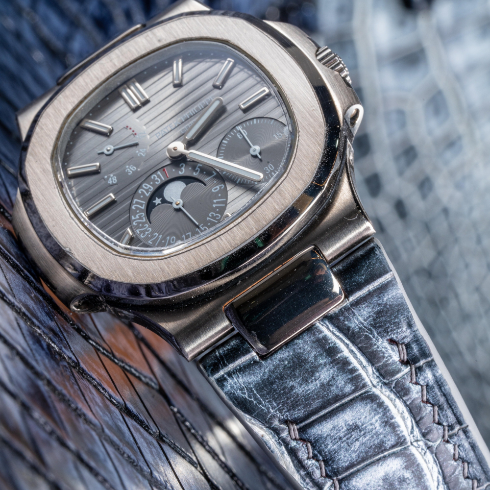 Alligator Leather Strap for Patek Philippe Nautilus