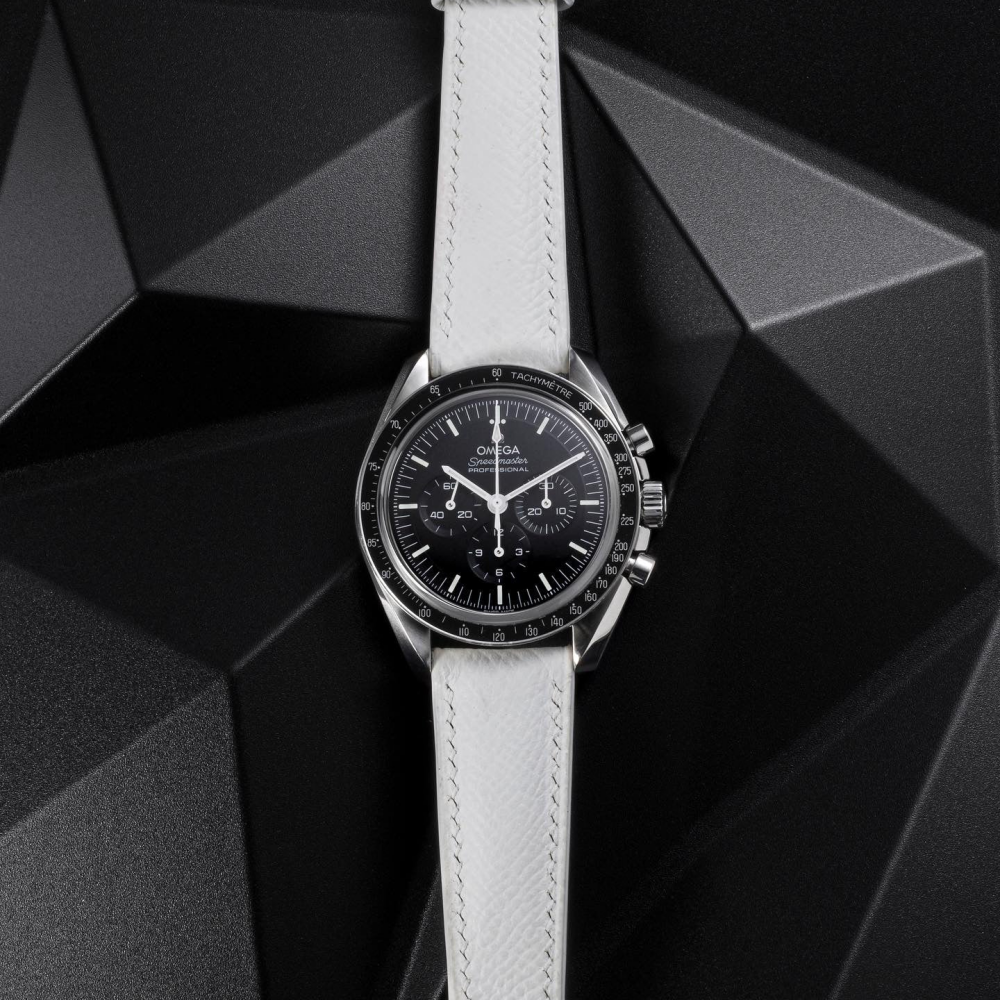 Epsom Calfskin Leather Strap for Omega – Universal Custom Fit