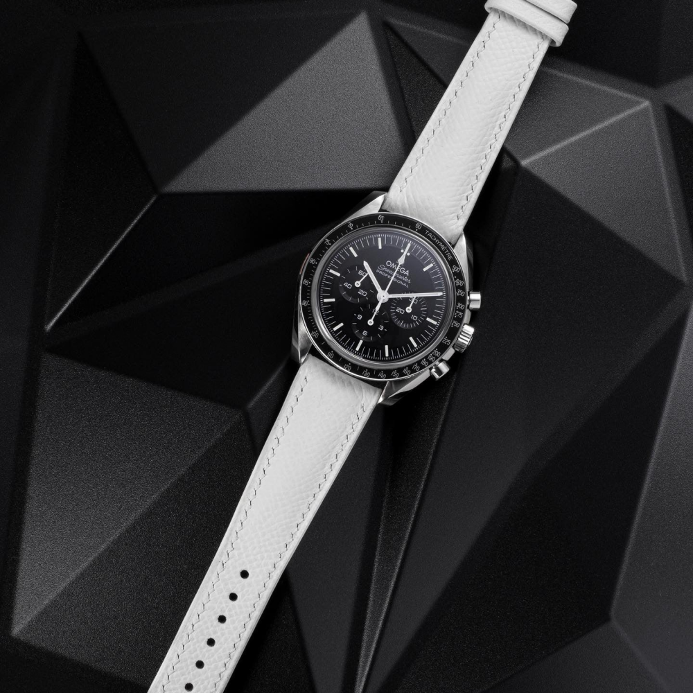 Epsom Calfskin Leather Strap for Omega – Universal Custom Fit