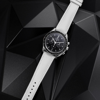 Epsom Calfskin Leather Strap for Omega – Universal Custom Fit