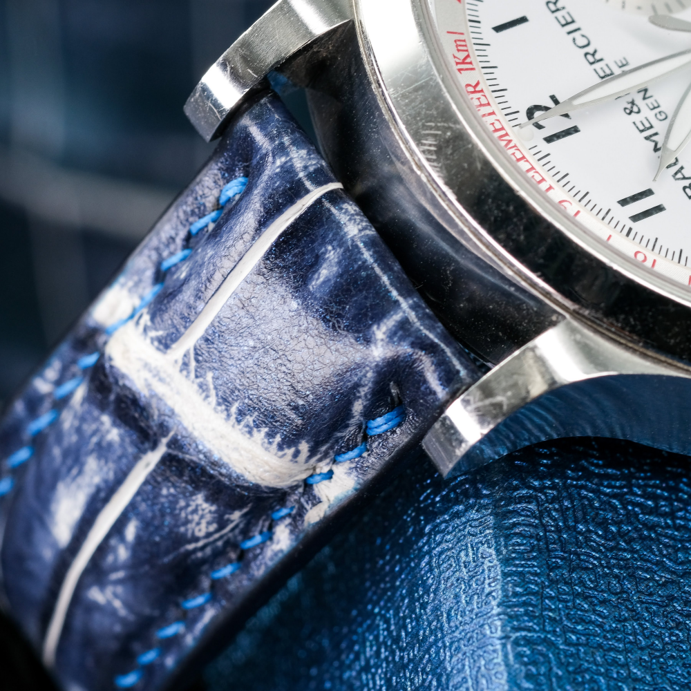 Alligator Leather Strap for Baume & Mercier