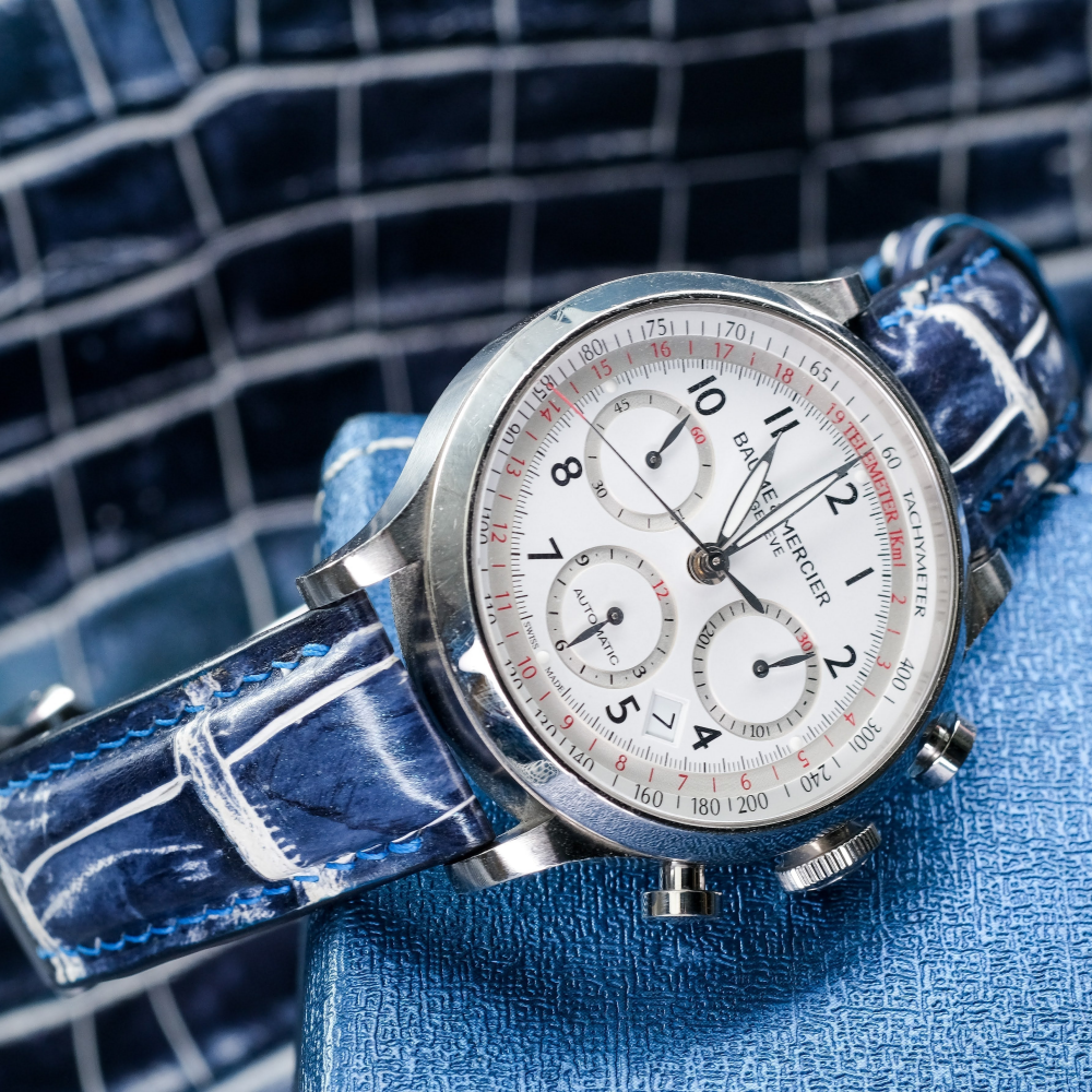 Alligator Leather Strap for Baume & Mercier