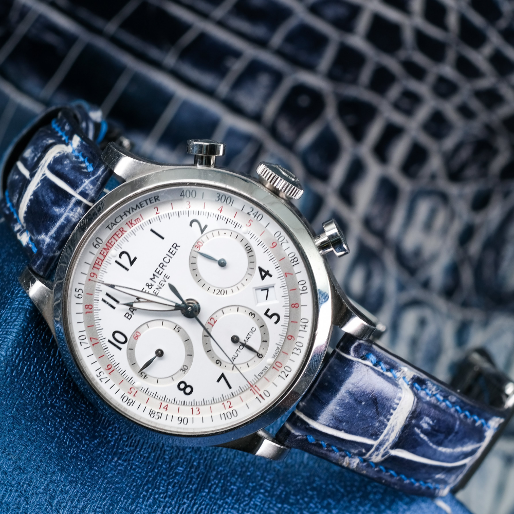 Alligator Leather Strap for Baume & Mercier