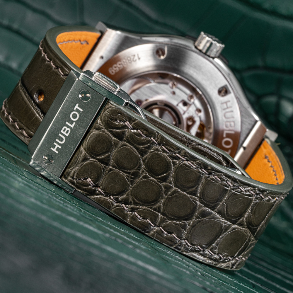 Alligator Leather Strap for Hublot Classic Fusion