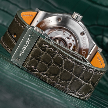 Alligator Leather Strap for Hublot Classic Fusion