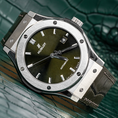 Alligator Leather Strap for Hublot Classic Fusion