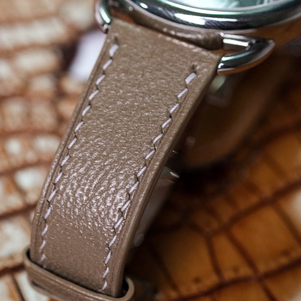Chevre Leather Strap for Hermes Watch