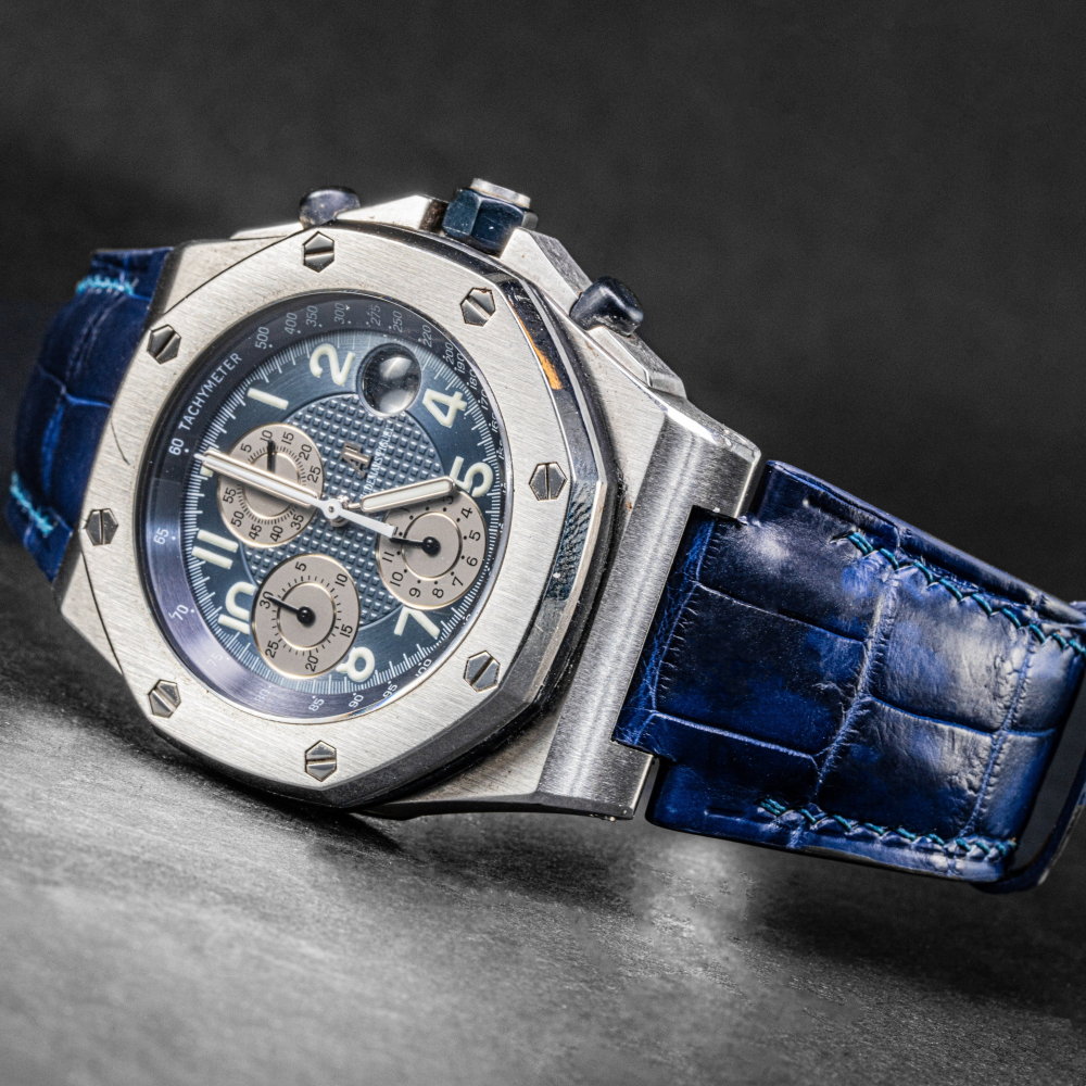 Alligator Leather Strap for AP Royal Oak Offshore 42mm