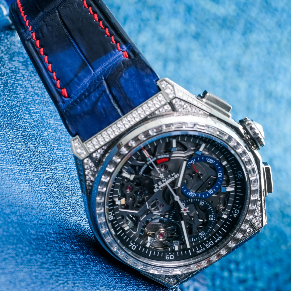 Alligator Leather Strap for Zenith