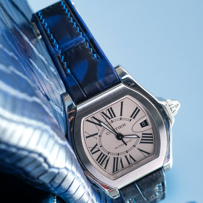 Alligator Leather Strap for Cartier Roadster