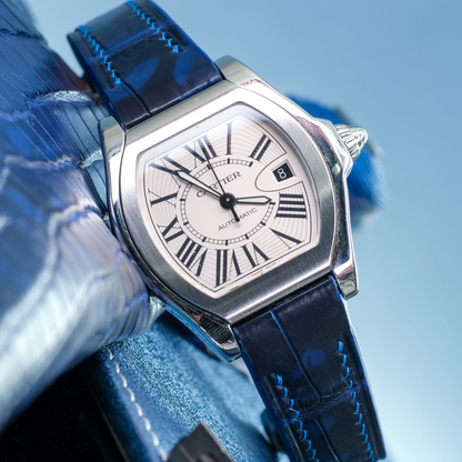 Alligator Leather Strap for Cartier Roadster