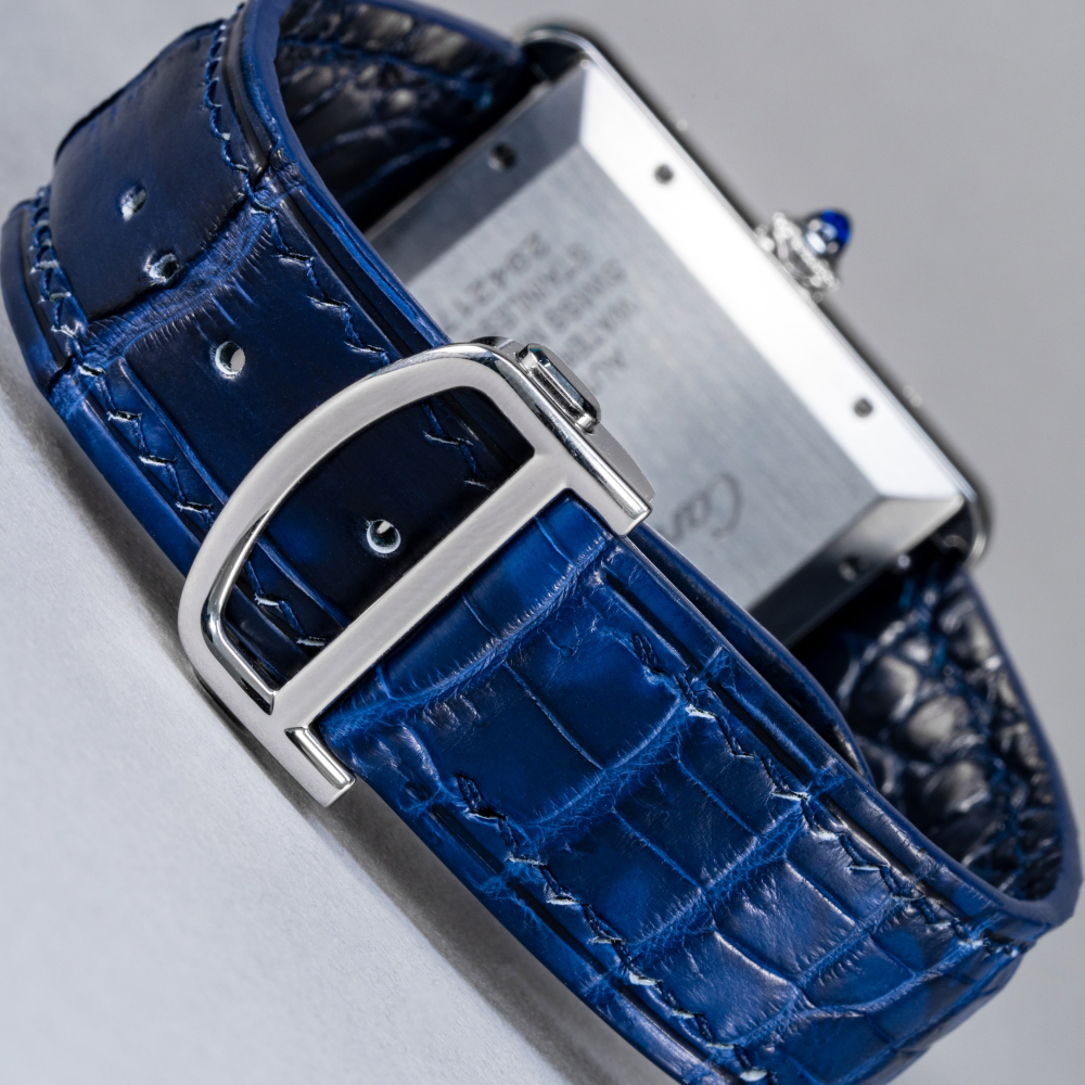 Alligator Leather Strap for Cartier Tank