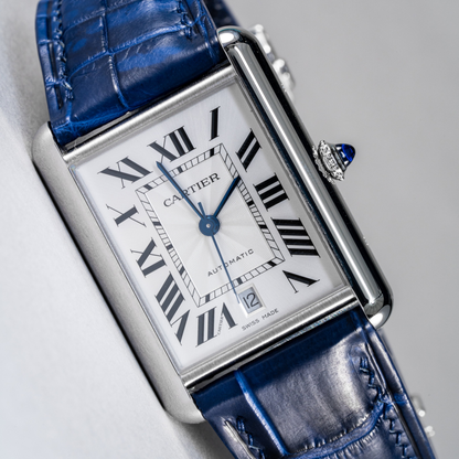 Alligator Leather Strap for Cartier Tank