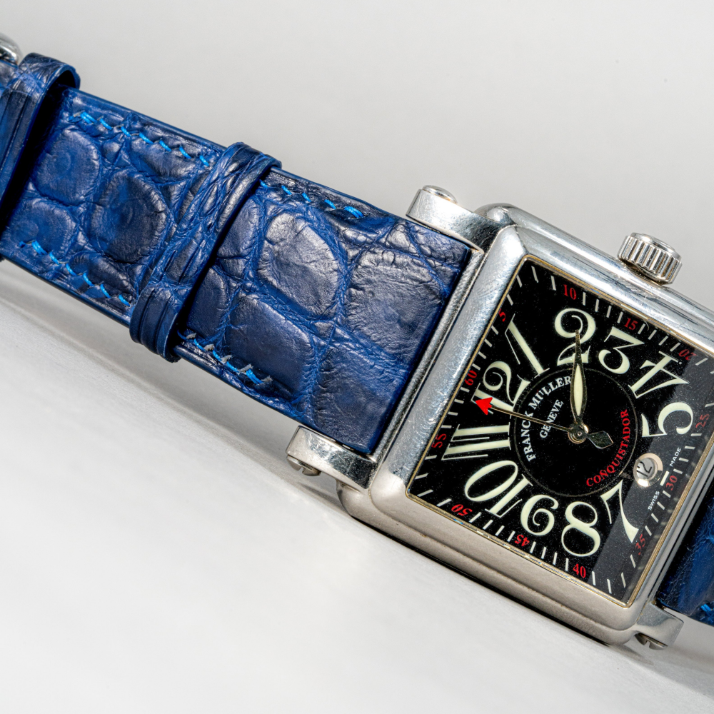 Alligator Leather Strap for Franck Muller Conquistador