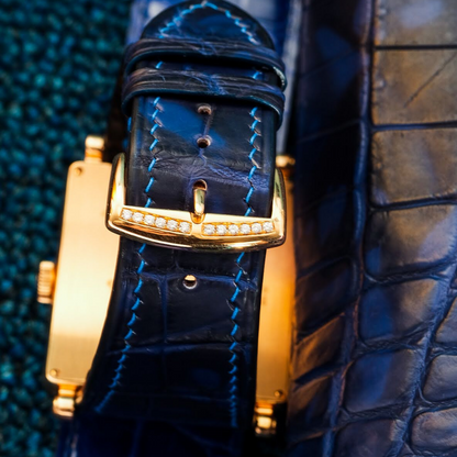 Alligator Leather Strap for Franck Muller Master Square