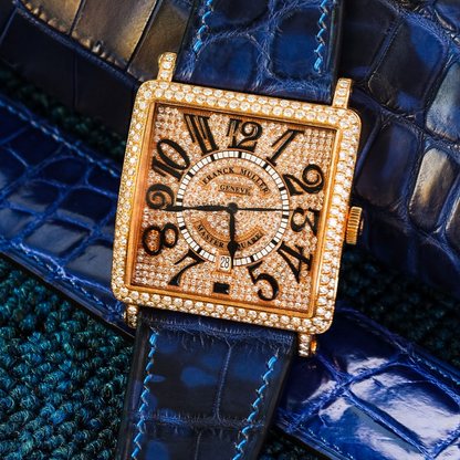 Alligator Leather Strap for Franck Muller Master Square