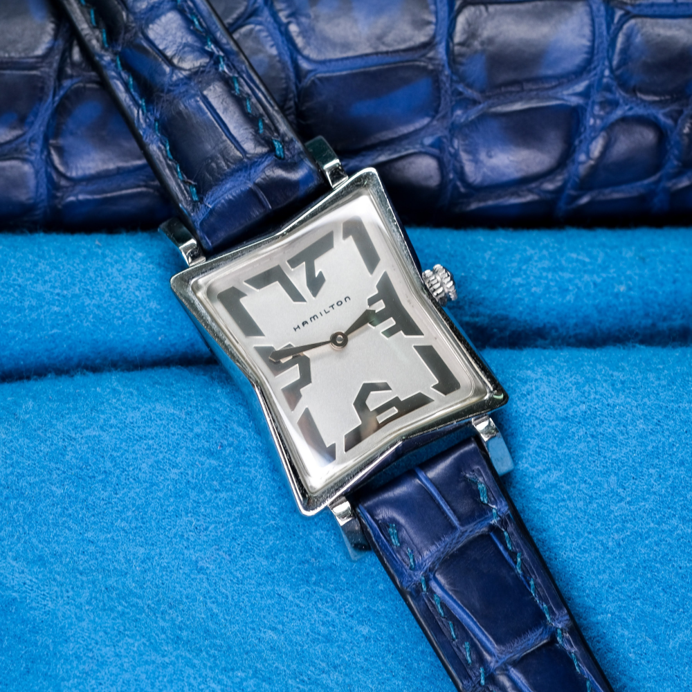 Alligator Leather Strap for Hamilton