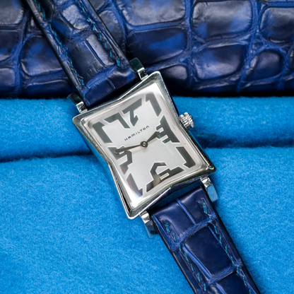 Alligator Leather Strap for Hamilton