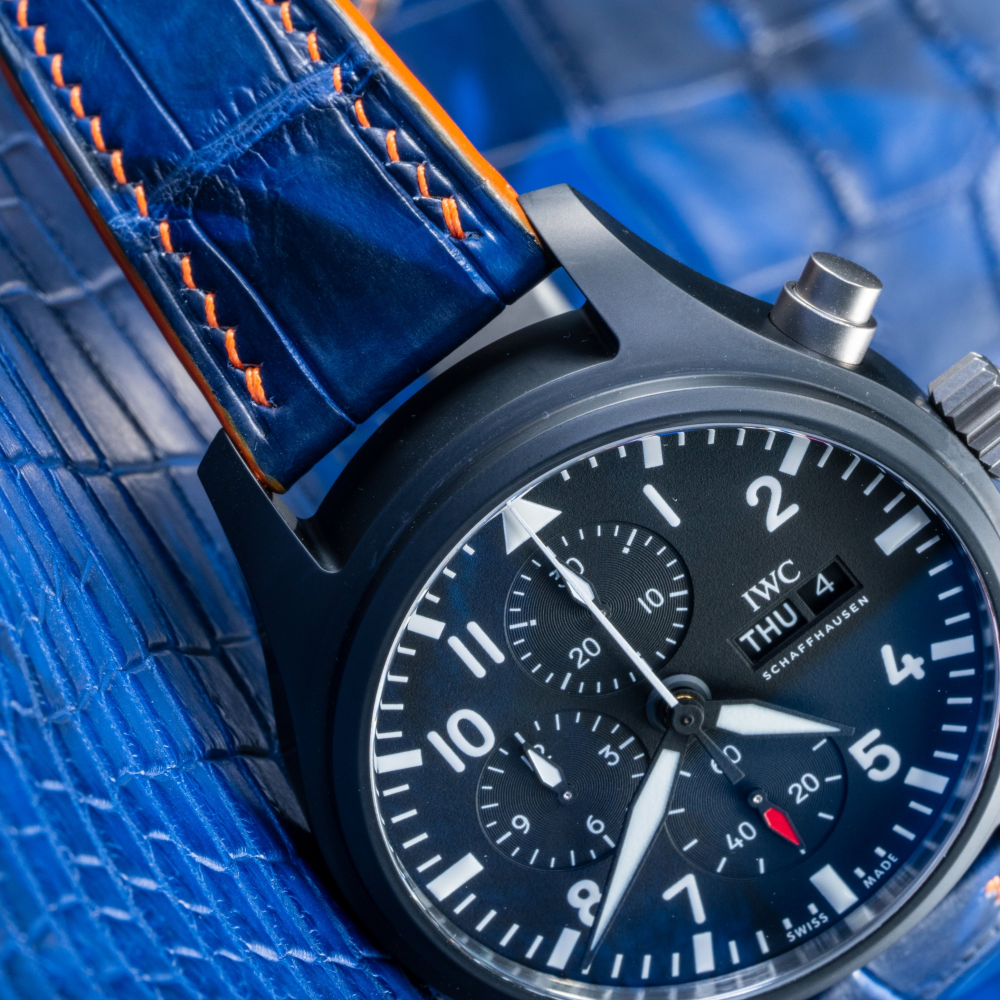Alligator Leather Strap for IWC Pilot