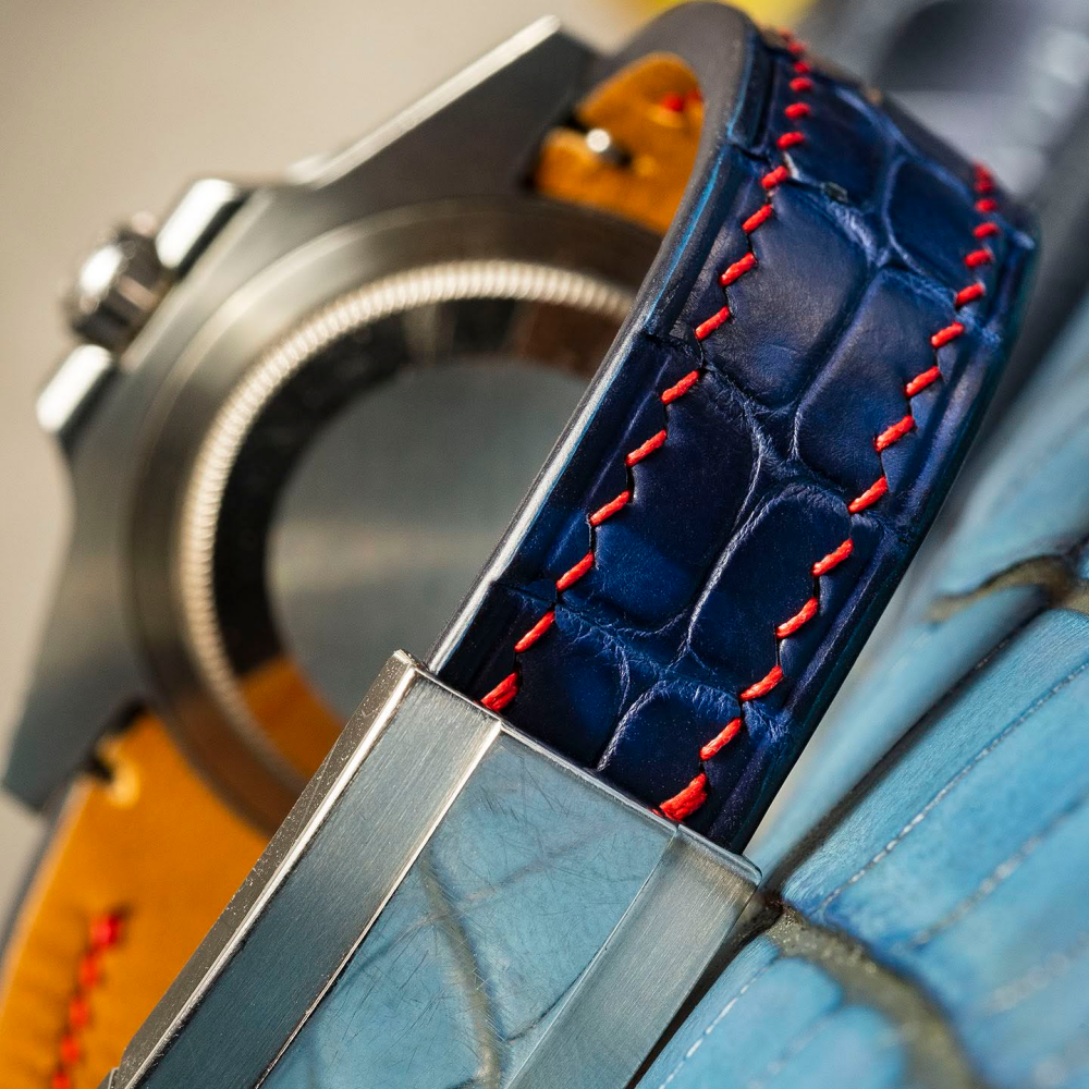 Alligator Leather Strap for Rolex GMT-Master II