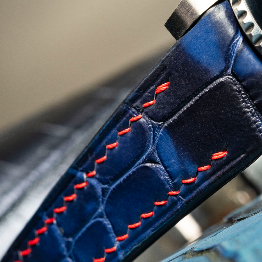 Alligator Leather Strap for Rolex GMT-Master II