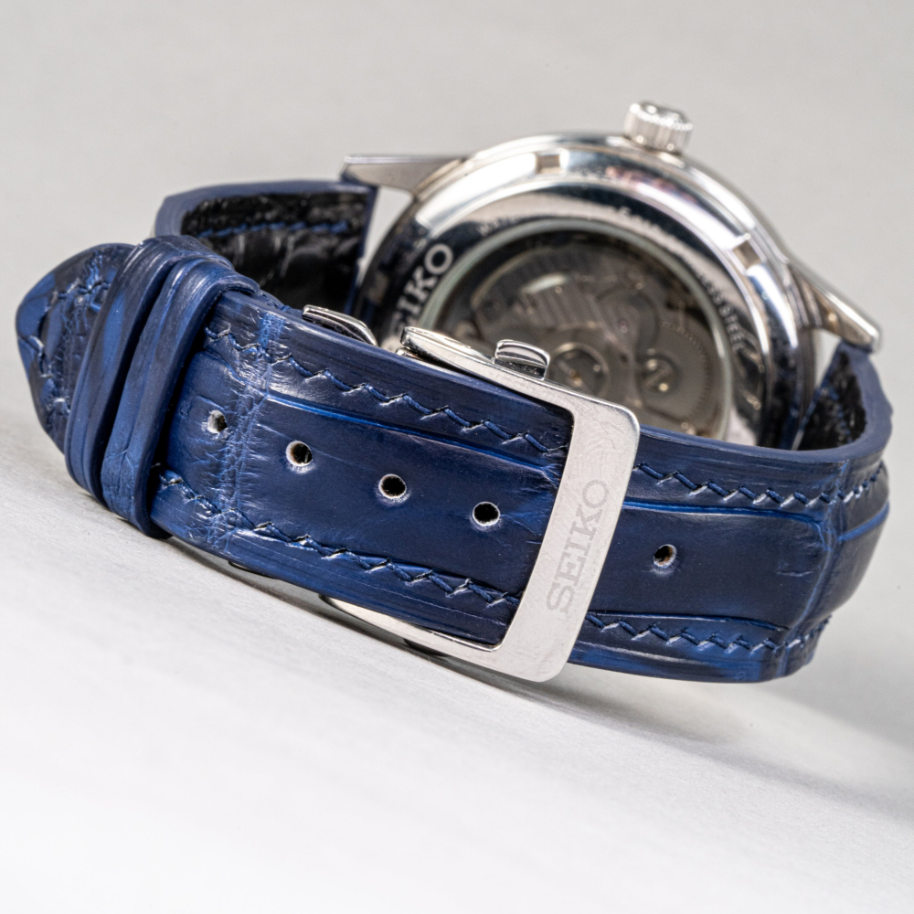 Alligator Leather Strap for Seiko