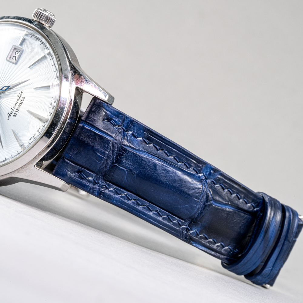 Alligator Leather Strap for Seiko
